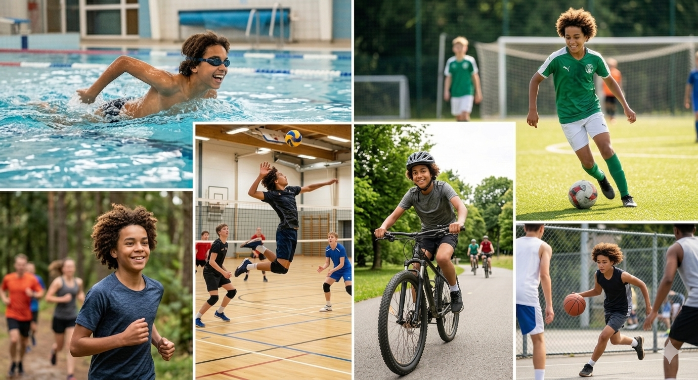 adolescent plusieurs sports diversité activité physique prévention blessure ostéopathie