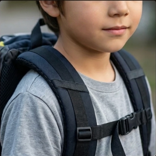 Bretelles larges et rembourrées d'un bon cartable scolaire