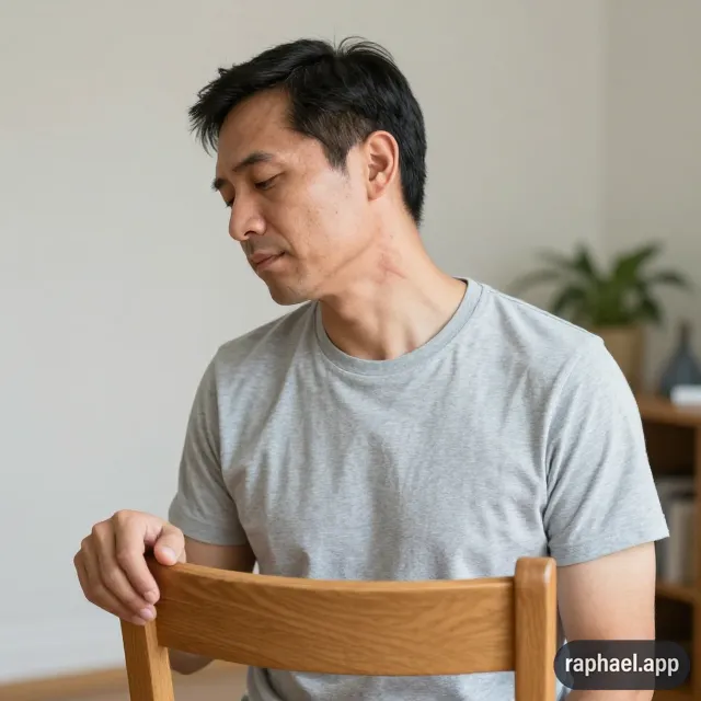 Étirement latéral du cou pour relâcher les trapèzes contracturés par le stress chronique