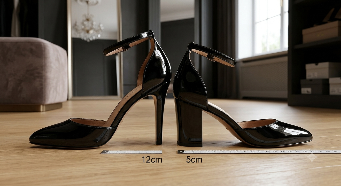 Différence de drop entre chaussure minimaliste et talon classique