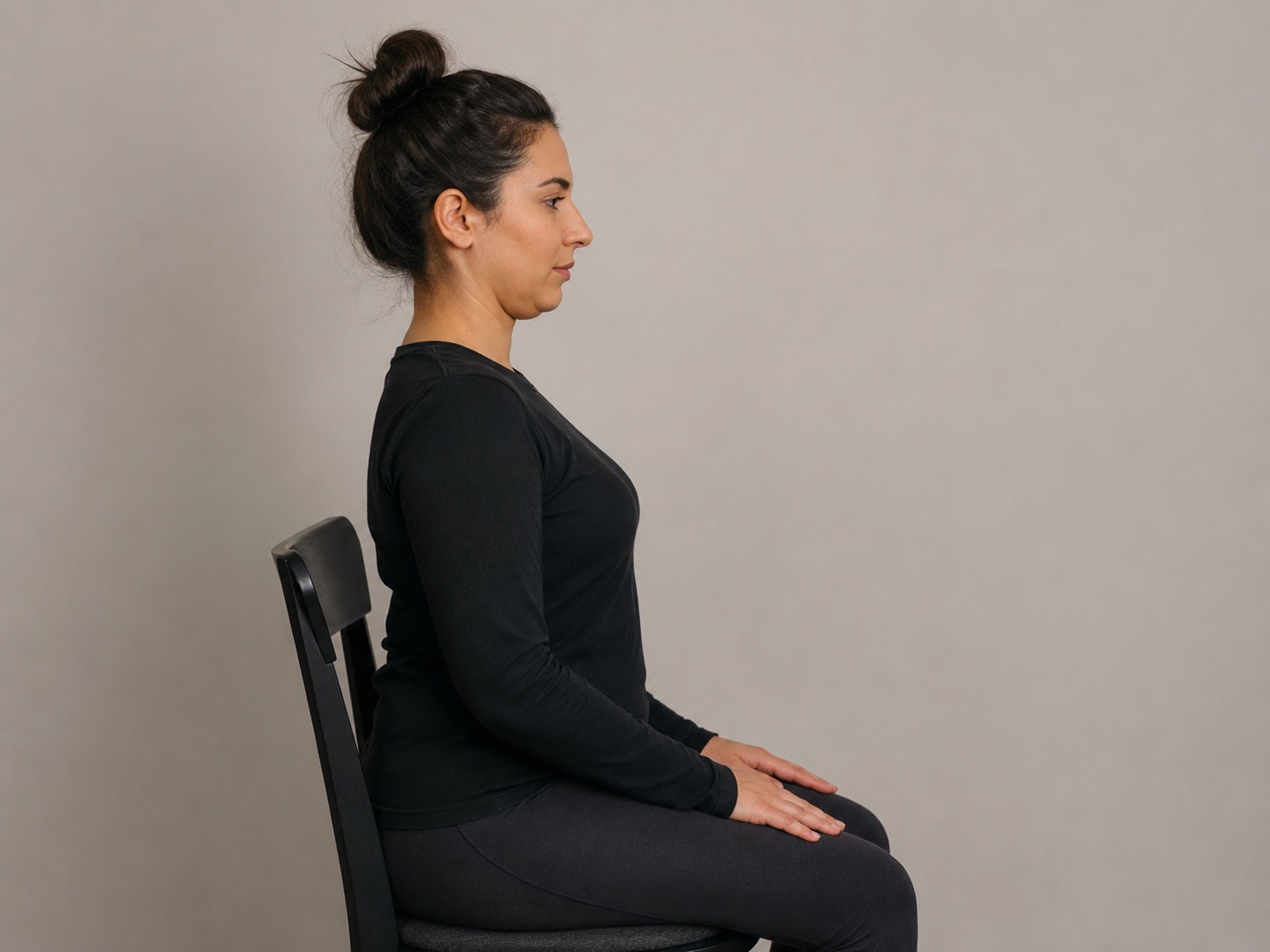 Rétropulsion chin tuck — exercice cervicales