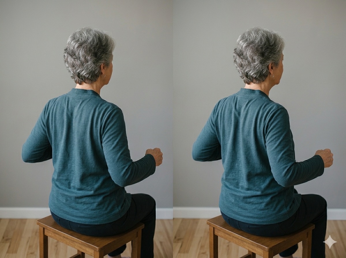 Rétraction scapulaire — renforcement cervical
