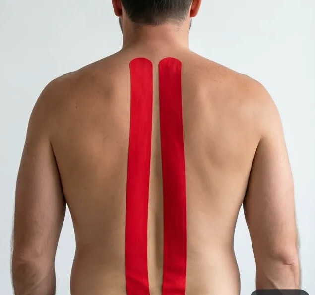Kinesio taping lombaire soutien postural