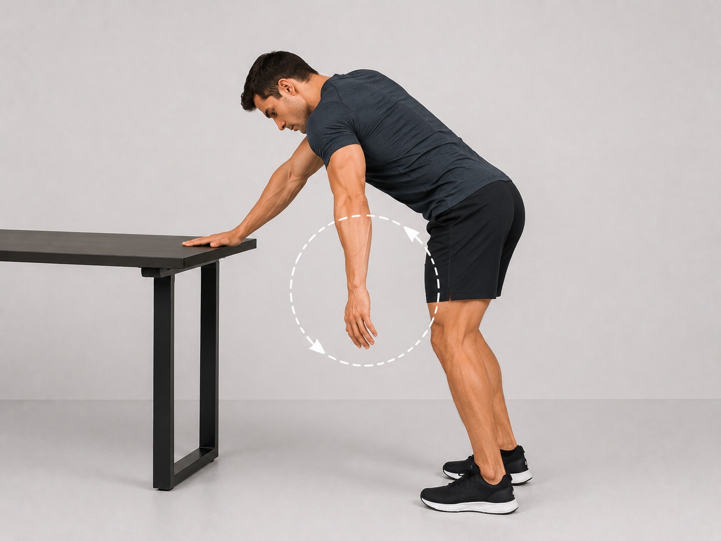 Pendulum de Codman — décompression épaule sportif