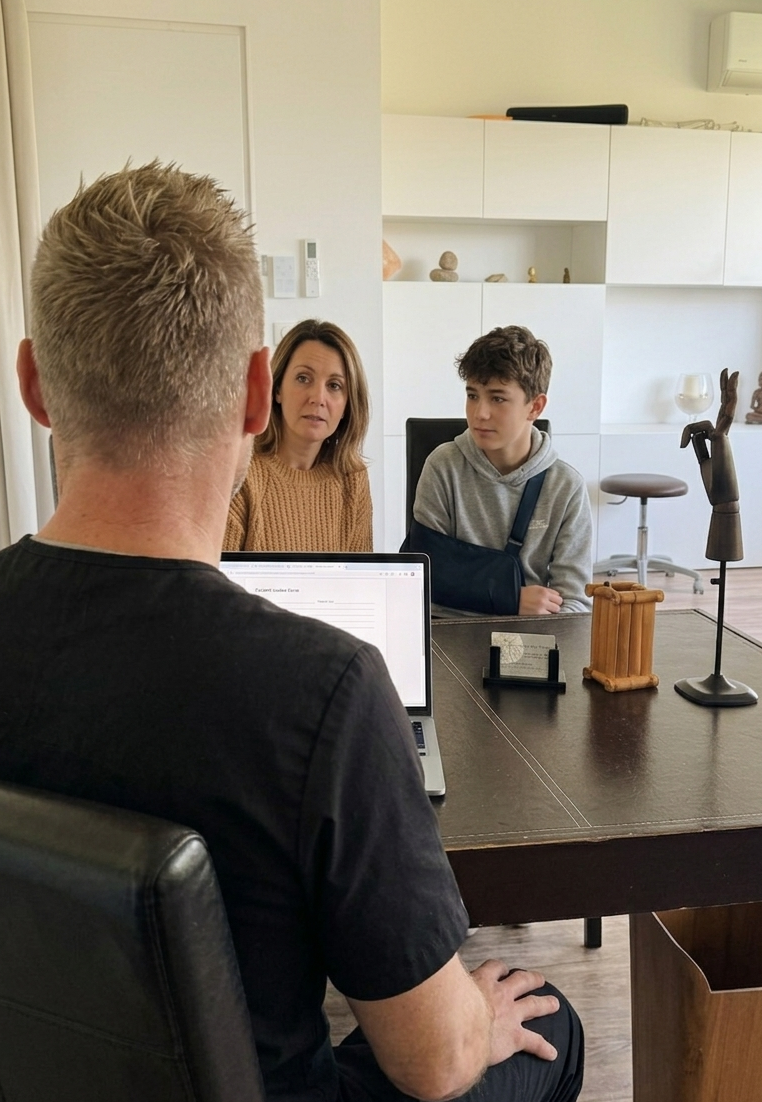ostéopathe conseil parent adolescent sportif après consultation
